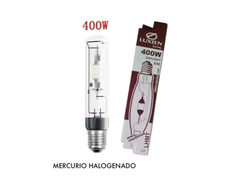 Lampara Luxten 400w. Mercurio Halogenado Mh Cultivo Indoor